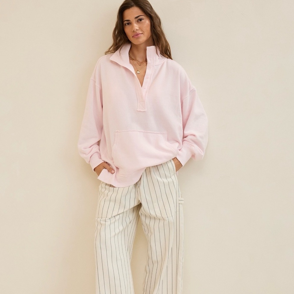 Aerie Pink Pullover Jacket